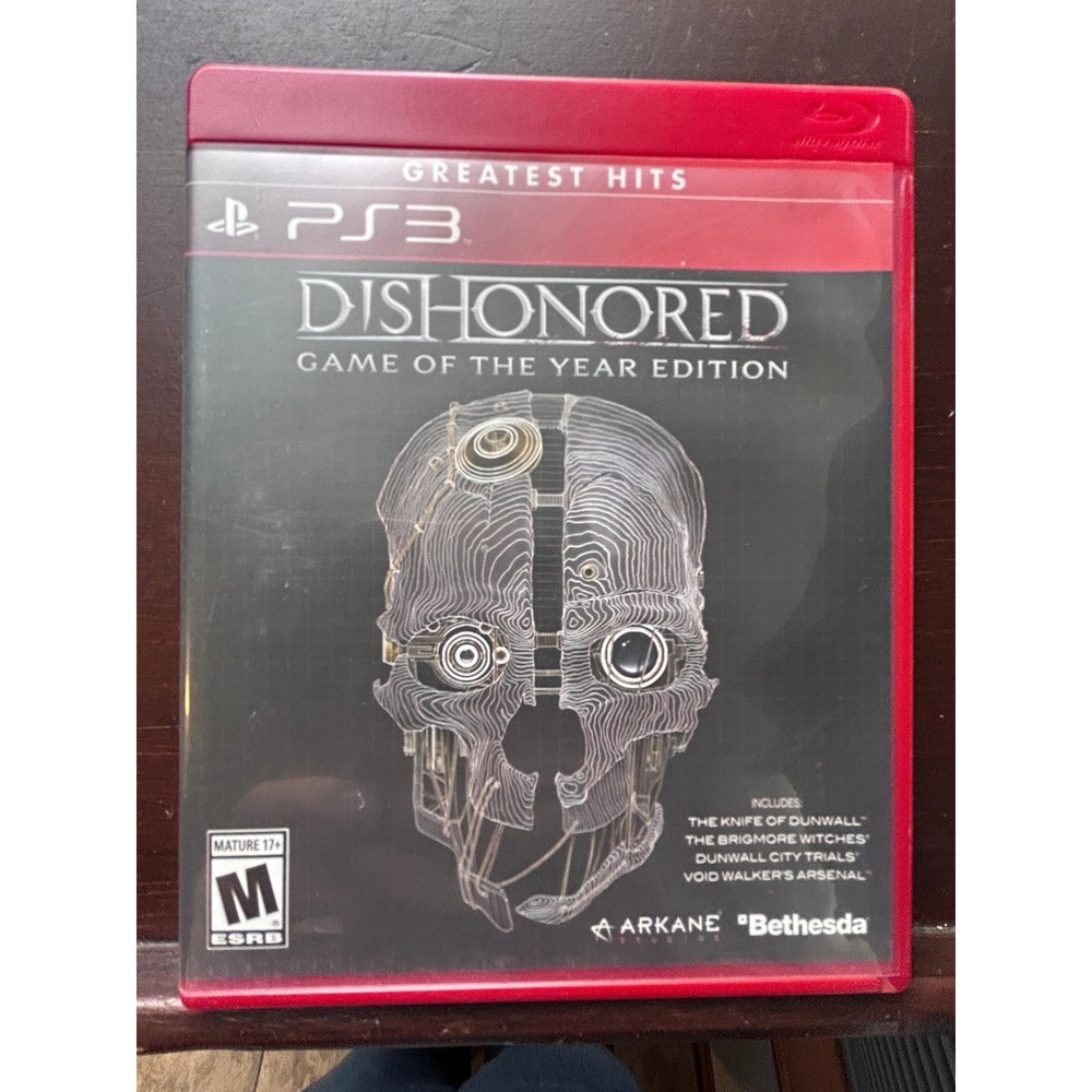 Dishonored Game of the Year Edition PS3 Greatest Hits Bethesda Arkane Studios